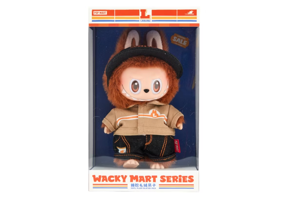 Pop Mart Labubu The Monsters Wacky Mart Series Vinyl Plush Hanging Card