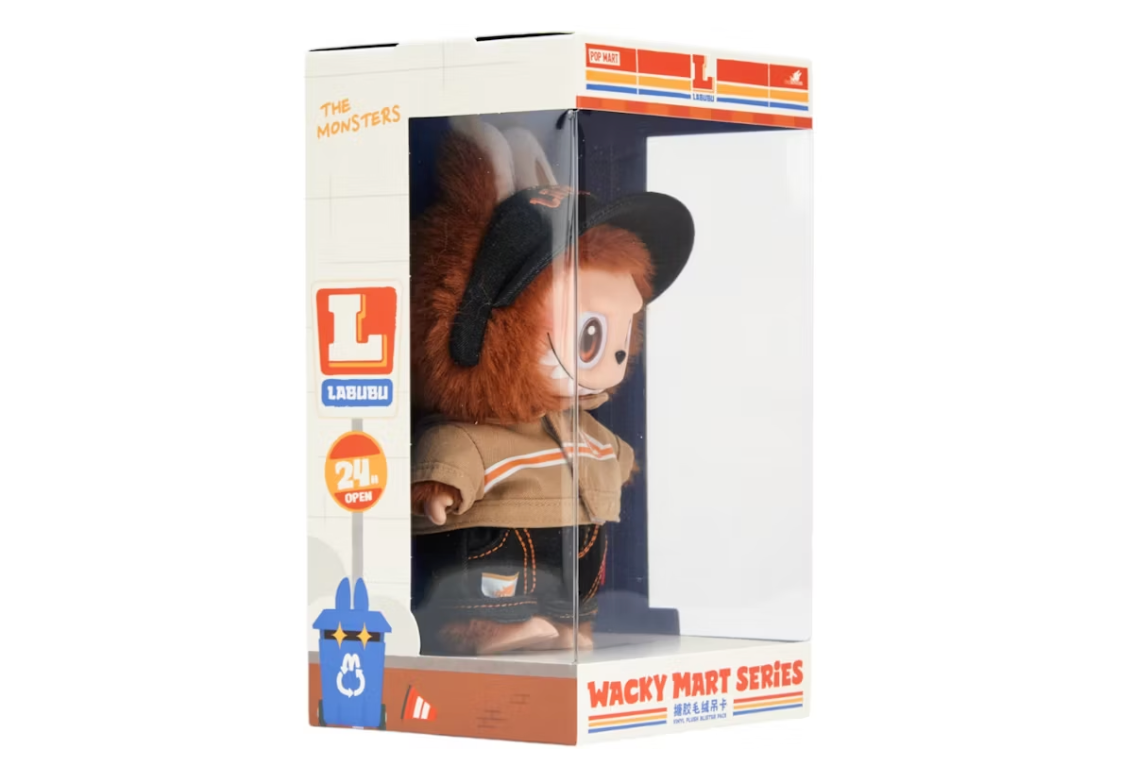 Pop Mart Labubu The Monsters Wacky Mart Series Vinyl Plush Hanging Card
