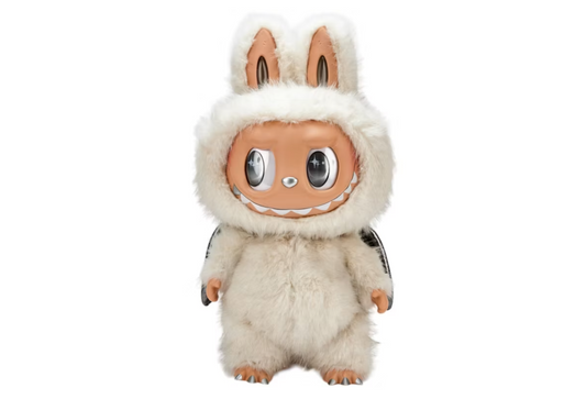 Pop Mart The Monsters Labubu Zimomo Angel in Clouds Figure + Tote Bag 2